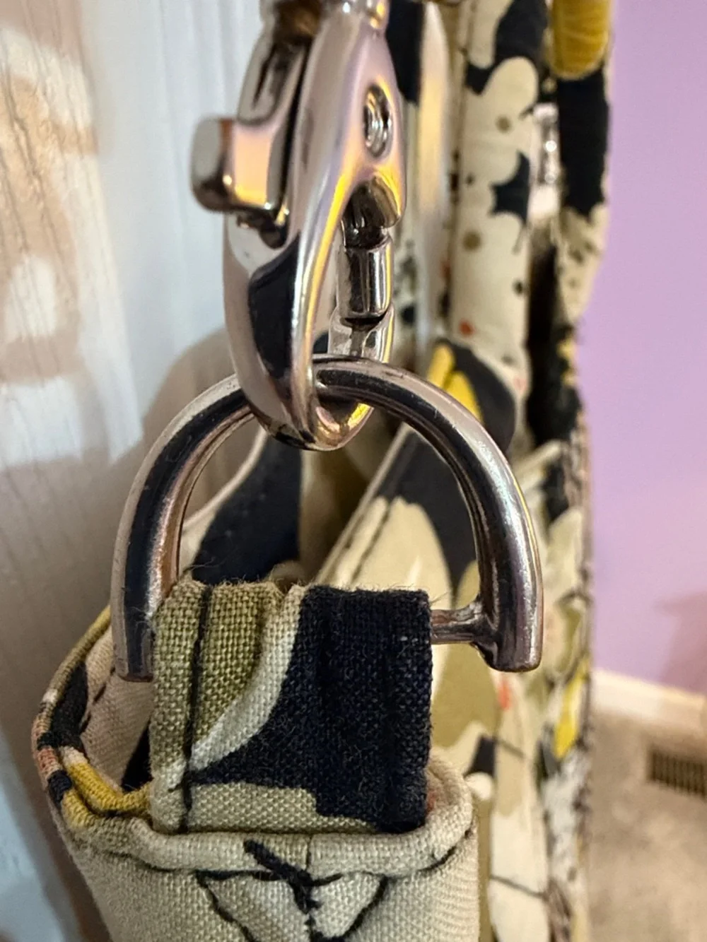 Vera Bradley “Dogwood”Floral Two-Way Tote-Retired